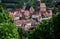 Medieval nucleus of a wine village in southern Germany