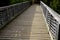 Medieval oak wood, bolted. Bridge over the moat. the railing is