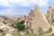 Medieval open air Christian monastery complex Goreme, Cappadocia, Turkey