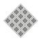 medieval pattern Royal Lily rhombus white background