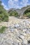 Medieval Plakidas Bridge at Pindus Mountains, Greece