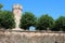 medieval ramparts - obernai - france