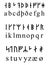 Medieval Rune Letters Set Collection