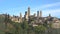 Medieval San Gimignano, sunny september morning. Tuscany, Italy