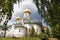Medieval Savvino Storozhevsky monastery in Zvenigorod, Virgin nativity cathedral , Moscow region,