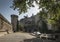 Medieval security wall surrounding Avignon in France