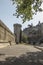 Medieval security wall surrounding Avignon in France