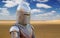 Medieval Soldier in the Desert