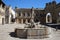 Medieval square of Baeza in Andalusia Spain