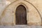 medieval stone hall in heraklion in crete (greece)