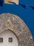 Medieval stone semicircular door in Bermeo