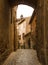 Medieval street with arc by Orvieto