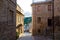 Medieval street of Loreto Aprutino, Abruzzo, Italy