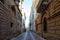 Medieval street of Loreto Aprutino, Abruzzo, Italy