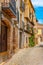 Medieval street in the old town Of Siguenza, Spain