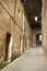 Medieval street. Siena