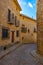 Medieval street in Spanish village Sos del Rey Catolico