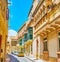 The medieval streets of Rabat, Malta