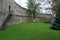 Medieval stronghold courtyard