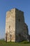 The medieval stumpy tower of Soltszentimre in Hungary