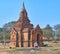 The medieval temple in Bagan, Myanmar