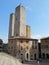 Medieval Torri dei Salvucci Twin Towers of San Gimignano, Italy