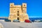 The medieval tower in Bugibba, Malta