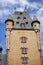 Medieval tower. Castle Johannisburg, town Aschaffenburg, Germany