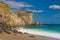 Medieval tower on the coast of Maiori town, Amalfi coast, Campania region, Italy