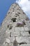 Medieval tower looking up, Clonmacnoise monastic site