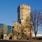 Medieval tower, part of the old city wall of Cologne