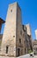 Medieval tower. Tarquinia. Lazio. Italy.