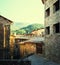 Medieval town of Baga in Catalonia