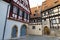Medieval town Bamberg. Empty historical street with ancient houses