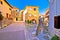 Medieval town of Kastav colorful street view