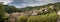 The medieval town of Largentiere, France, Panorama Shot
