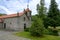 Medieval traditional Portuguese chapel, with beautiful garden. Granit chapel, with orange roof