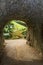 Medieval Tunnel leading to Georgian Water Garden.