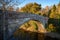 Medieval Twizel Bridge spans River Till