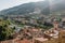 Medieval village of Dolceacqua, city and river landscape, old houses during daytime, Italy