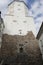 The medieval Vyborg castle with Olav tower in Leningrad region Russia