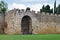 Medieval wall and gate of Pisa, Italy
