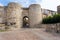 Medieval walls of the beautiful city of Zamora in a sunny day, Castilla y Leon, Spain