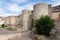 Medieval walls of the beautiful city of Zamora in a sunny day, Castilla y Leon, Spain