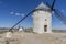 Medieval, windmills of Consuegra in Toledo City, were used to gr