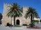 Medieval Xara Gate Entrance to Alcudia Old Town in Majorca Spain