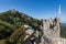 Medievel Castle of the Moors in the Sintra region of Portugal