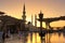 Medina / Saudi Arabia - 17 May 2013: Prophet Mohammed Mosque , Al Masjid an Nabawi - Umra and Hajj Journey at Muslim`s