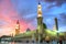 Medina / Saudi Arabia - 28 Apr 2013: Prophet Mohammed Mosque , Al Masjid an Nabawi - Umra and Hajj Journey at Muslim`s