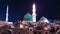 Medina / Saudi Arabia - 8 Jun 2015: Prophet Mohammed Mosque , Al Masjid an Nabawi at night - Umra and Hajj